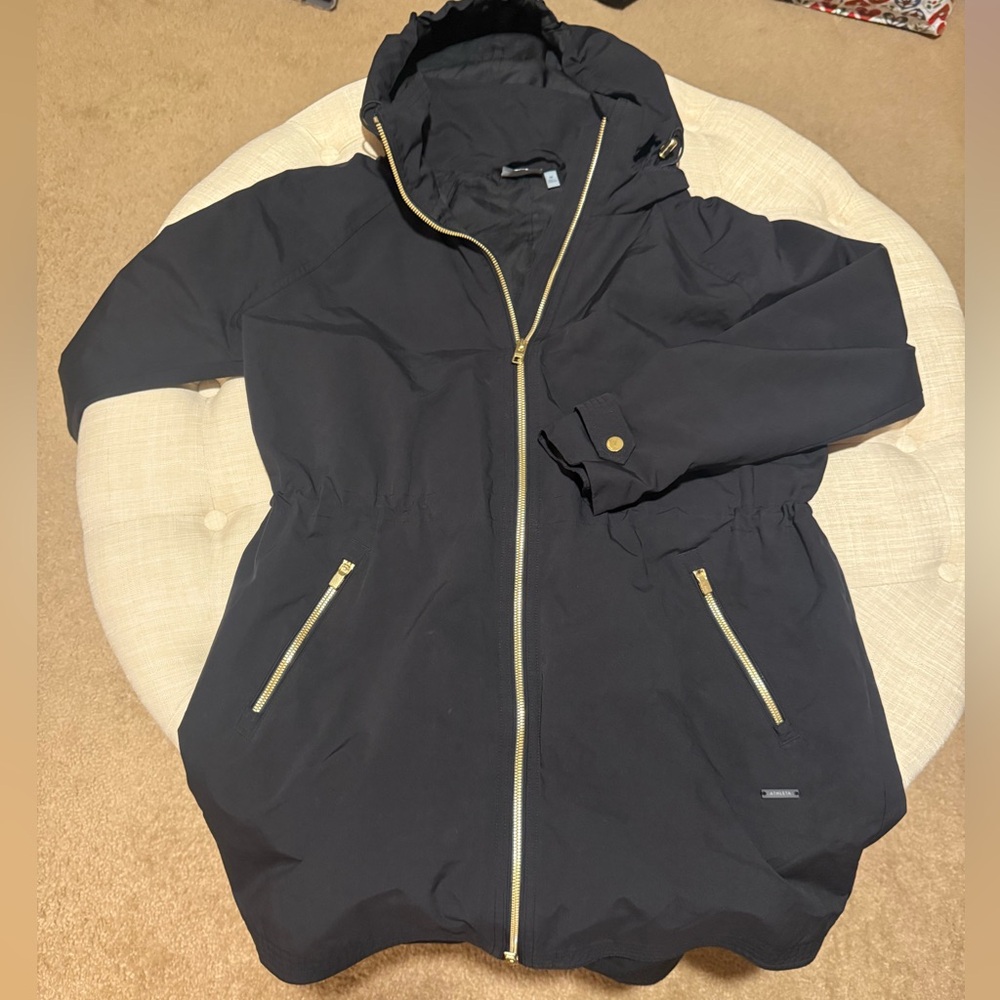Athleta hooded double zipper jacket size Medium